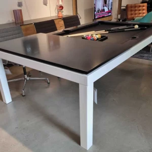 Fusiontable - Billiardtisch / Esstisch Metal Line weiß - LP 8.822,- EUR