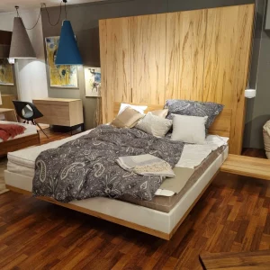 Team 7 - Schlafzimmer Bett + Kleiderschrank Riletto Kernbuche natur - LP 17.996
