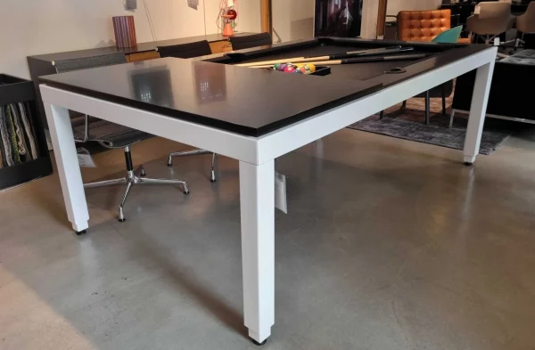 Fusiontable - Billiardtisch / Esstisch Metal Line weiß - LP 8.822,- EUR – Bild 6