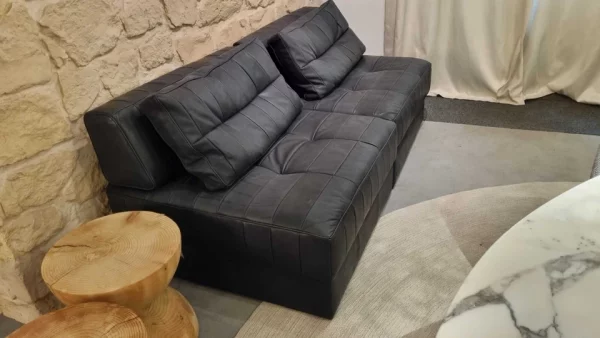 De Sede - 2x Sitzelement DS 1088 Leder schwarz - LP 11.665,- EUR – Bild 2