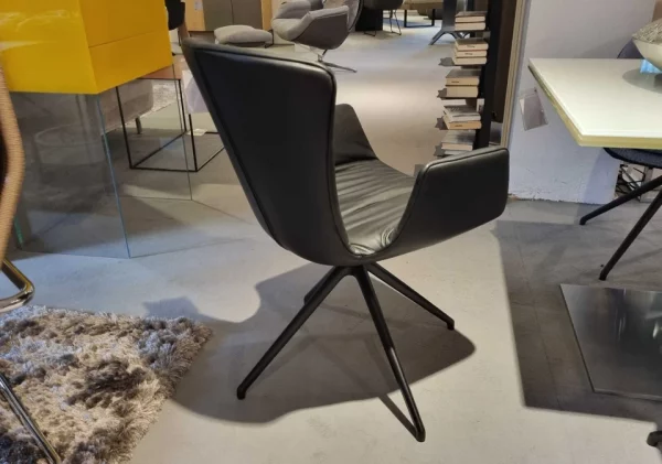 Draenert - 2x Stuhl Dexter Leder schwarz - LP 3.400,- EUR – Bild 4