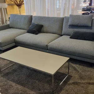 Rolf Benz - Sofa Kaia Stoff verkehrsgrau - LP 15.050 EUR
