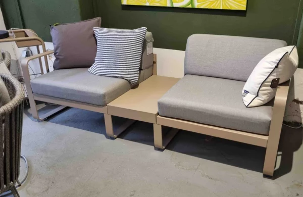 Fermob - Outdoor Sofa Bellevie Muskat/Flanelgrau - LP 2.872,- EUR