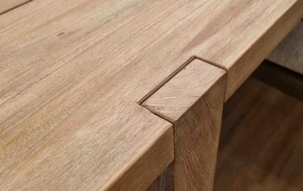 Gommaire - Tisch Jacob + 4x Stuhl Fiona Outdoor Teak / Geflecht - LP 6.271,- EUR – Bild 9
