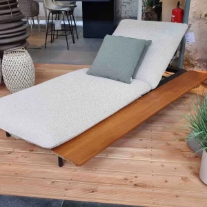 Tribu - Gartenliege Senja mit Ablage in Teak - LP 4.966,- EUR
