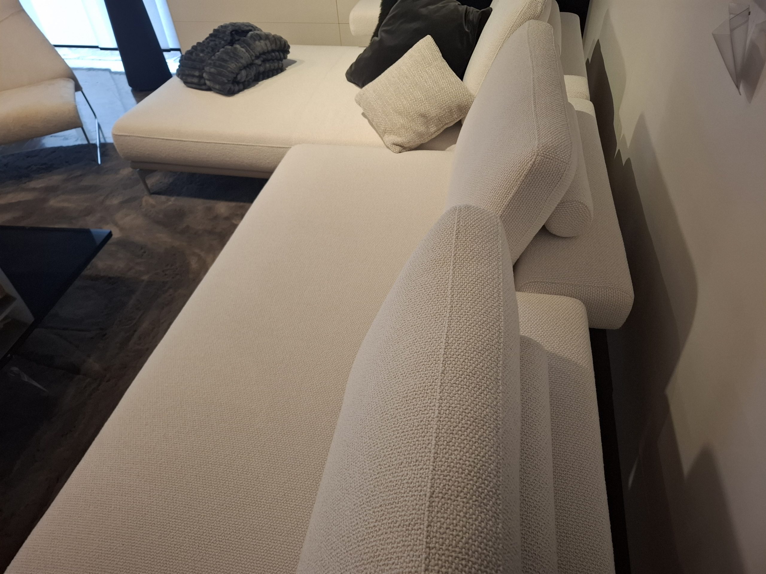 Rolf Benz - Sofa Jaz Stoff weiß - LP 11.362,- EUR – Bild 3