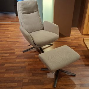 Drehsessel Cordia mit Hocker - LP 7.061,- €